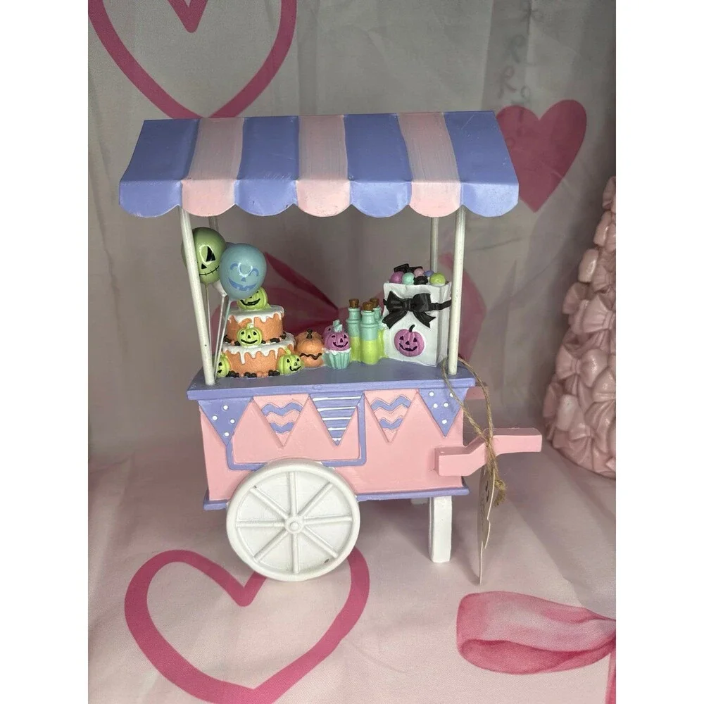 Goblin and Ghoul Summerween Pink Halloween  Dessert Stand